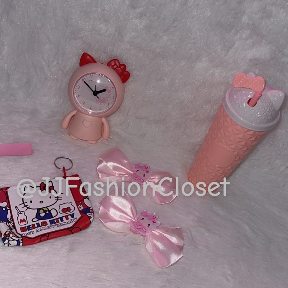 Cute Pink Hello Kitty Set